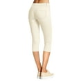 thumbnail image 2 of Hybrid and Company Women's Hyper Stretch Denim Capri Jeans, 2 of 3