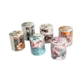 thumbnail image 1 of Vintage Floral Decorative Washi Tape Repositionable Transparent Paper Crafting 45mm x 200cm, 1 of 10
