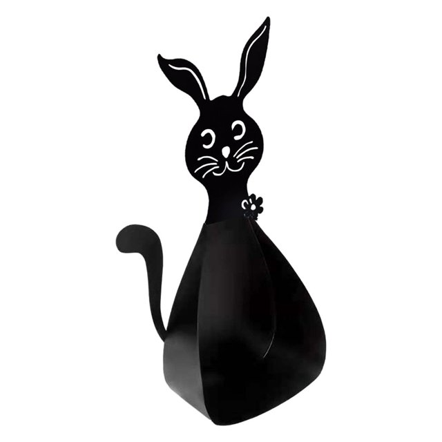 Decoración de oficina de cesta del tejido del tenedor del rollo de papel higiénico decorativo de animal Conejo Sunnimix Soporte de rollo de papel