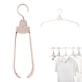 thumbnail image 2 of Foldable Travel Hangers Portable Travel Hanger Organizer Plastic Travel Accessories Clothes Drying Rack Folding Hangers For Traveling Camping Flying RV Cruises Suitcase, 2 of 9