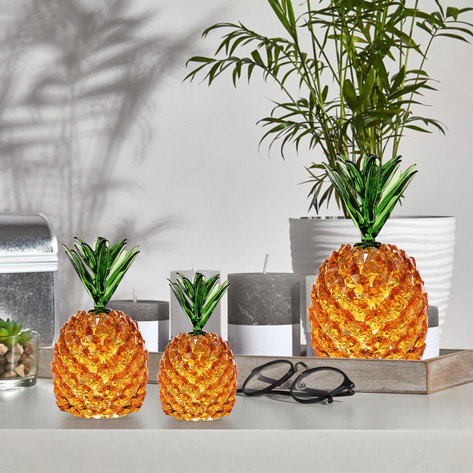 置物 pineapple pineapple Ceramic Pineapple Jar - BC Smoke Shop