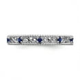 thumbnail image 4 of 925 Sterling Silver Stackable Expressions Created Sapphire Ring Size: 9; for Adults and Teens; for Women and Men, 4 of 5