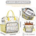 thumbnail image 5 of Pioneer Flower Floral Print Pattern Womens Lunch Box for Work,Insulated Large Lunch Bag for Tween and Teen,Loncheras Para Mujer,Leakproof Adult Lunch Bag for Work,Beach,Travel,Picnic,Camping, 5 of 7