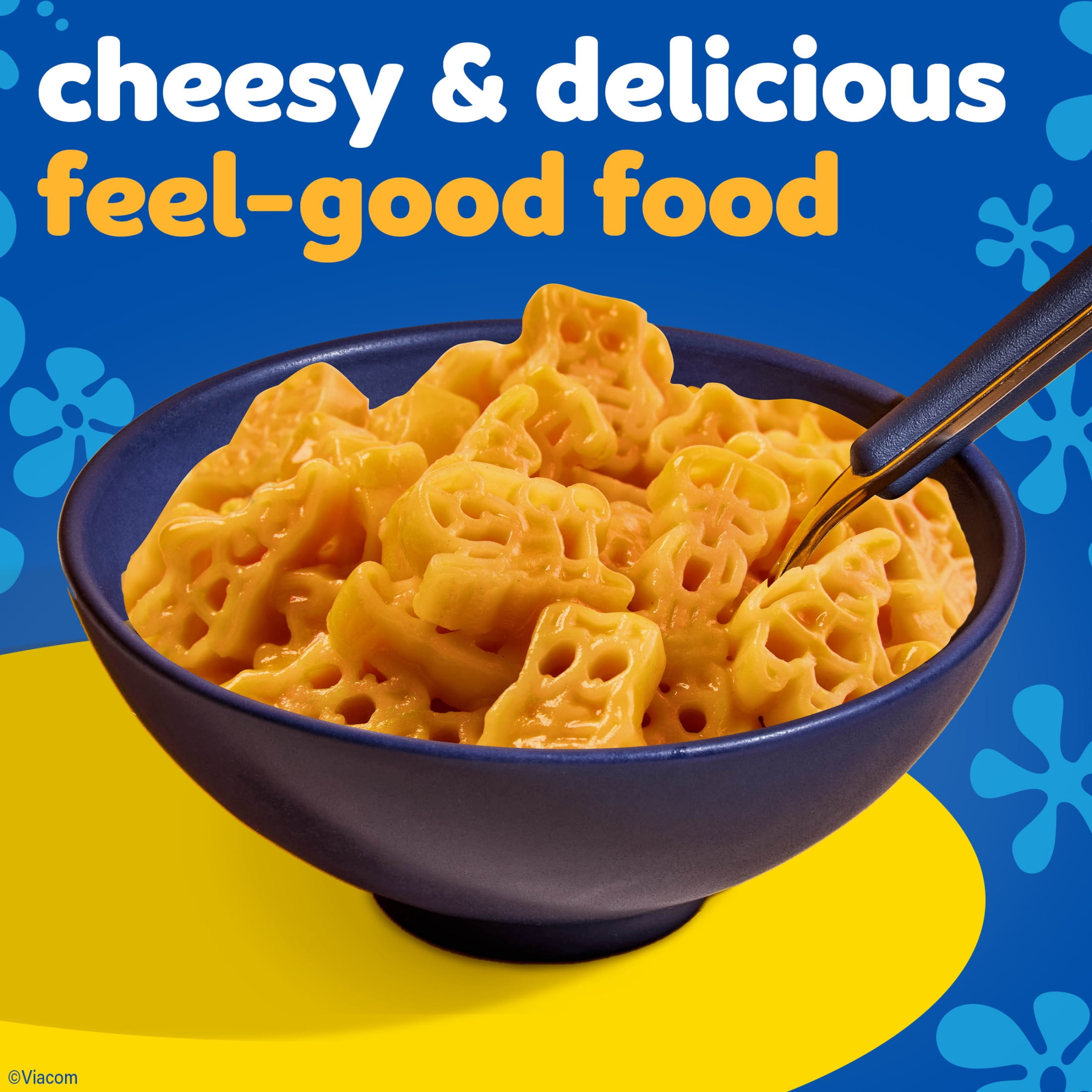 Kraft SpongeBob Squarepants Mac and Cheese, 1 Box, for Easy Dinner or Dinner Sides, Original Flavor, No Artificial Flavors, Preservatives or Dyes, 5.5 oz