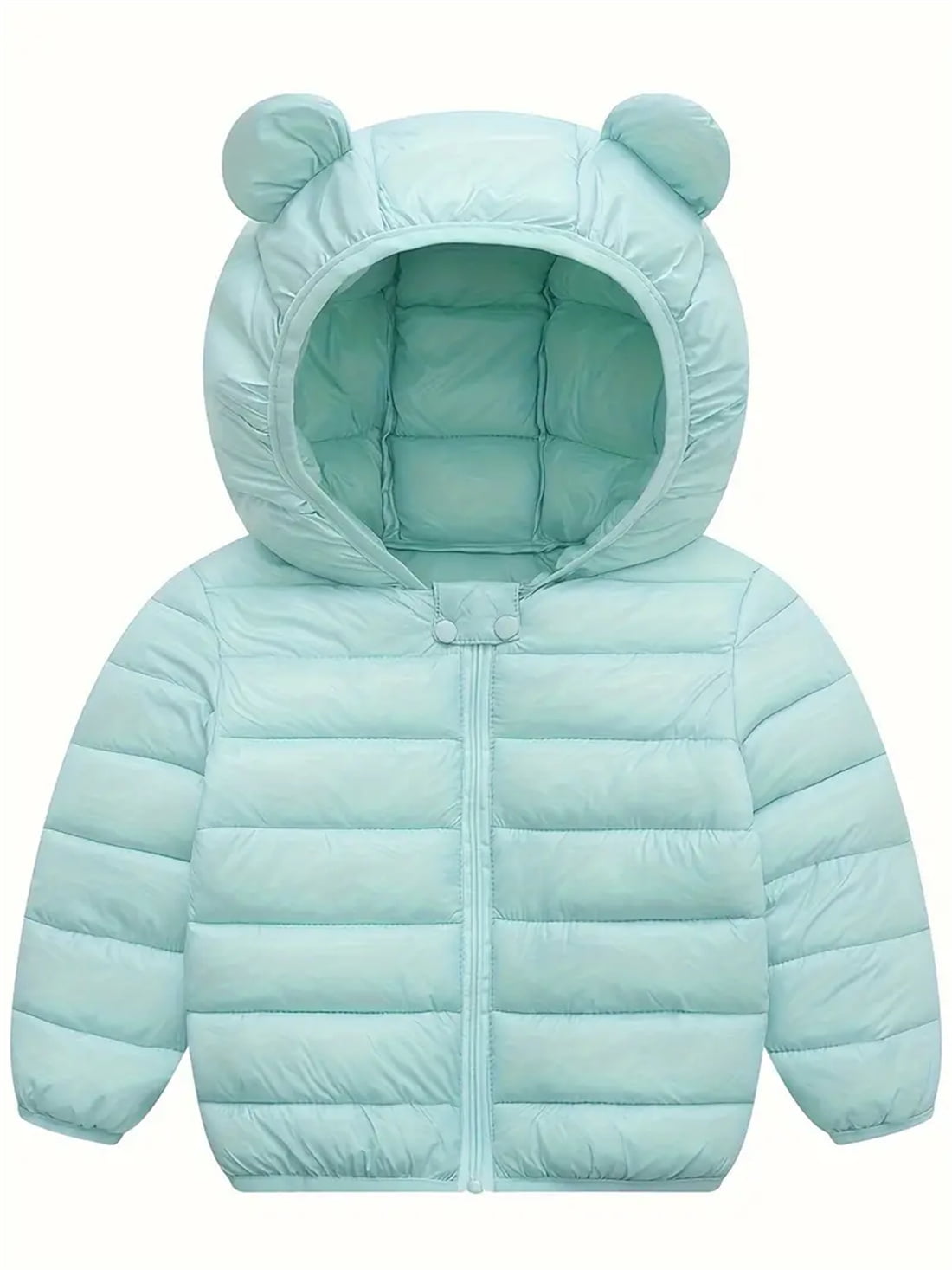 ATAIKU 6M-5T Toddler Baby Boy Girl Cute Hooded Puffer Jacket with Pants Kids Winter Snowsuit Lightweight Down Outwear