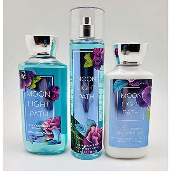 Bath & Body Works Moonlight Path Gift Set - All New Daily Trio (Full-Sizes)