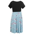 thumbnail image 3 of Women's Short Sleeve Maternity Nursing Dresses Breastfeeding Clothes, 3 of 4