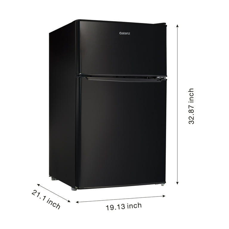 Auseo 3.1 Cu.Ft Mini Fridge 2 Door, Small Fridge 115 Volt/60 Hz, Low Noise Mini  Refrigerator with Adjustable Temperature, Removable Shelves, Suitable for  Home/Kitchen/Office/Dorm/Apt-Green 