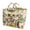 H, variant on Floral Print Fabric Storage Basket - Versatile Home Organizer for Living Room, Bathroom & Bedroom, Ideal for Clothing & Household Items