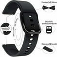 thumbnail image 2 of Samsung Galaxy Watch 4 Silicone Watch Band Strap with Free Case( 40mm 44mm/Classic 42 mm 46mm), 2 of 4