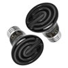 Simple Deluxe 25W Mini Ceramic Heat Emitter Reptile Heat Lamp Bulb No Light Emitting Brooder Coop Heater for Amphibian Pet & Incubating Chicken, 2-Pack