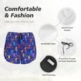 thumbnail image 4 of Xecao Ice Hockey Players With Puck for Double-layer Running Short for Women, Perfect for Gym, Tennis, and More, Featuring a Convenient Pocket-Small, 4 of 7