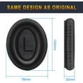 thumbnail image 4 of Adhiper Replacement QC35 EarPads Cushions Earmuffs Ear Pads Compatible with Boses QuietComfort 35/QuietComfort 35 II Headphones(Black), 4 of 8
