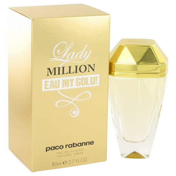 Uitvoeren vleugel kathedraal Paco Rabanne Lady Million Eau My Gold Eau De Toilette Spray for Women 2.7  oz - Walmart.com