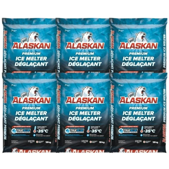 Alaskan Premium Ice Melt 18KG (6 PACK)