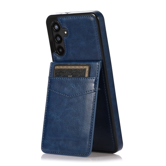 Allytech Galaxy A13 5G 6.5" Case Wallet, Samsung A13 5G Case, PU Leather Cards Slots Folding Kickstand Flip Cover Drop Protective Anti-shock Wallet Case Cover for Samsung Galaxy A13 5G - Darkblue