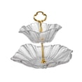 thumbnail image 1 of Soporte para cupcakes de 2 niveles, elegante y versátil, para centro de mesa, postres, , bandeja para servir, ideal para fiestas de té y cocina., 1 of 9