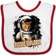 thumbnail image 3 of Inktastic Astronaut Space Future Explorer Funny Cat Boys or Girls Baby Bib, 3 of 4