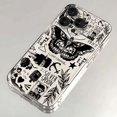 thumbnail image 3 of O-one d-directions funda de teléfono para iPhone 16, 15, 14, 13, 12, 11, Mini Pro Max, X, XR, XSMax, 7, 8 Plus, SE20, cubierta transparente, 3 of 5