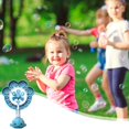 thumbnail image 1 of Puntoco Juguete soplador de burbujas con forma de molino de viento colorido para niños, varita de burbujas portátil con forma de animales, juego de agua al aire libre con diseño de solución de bur, 1 of 5