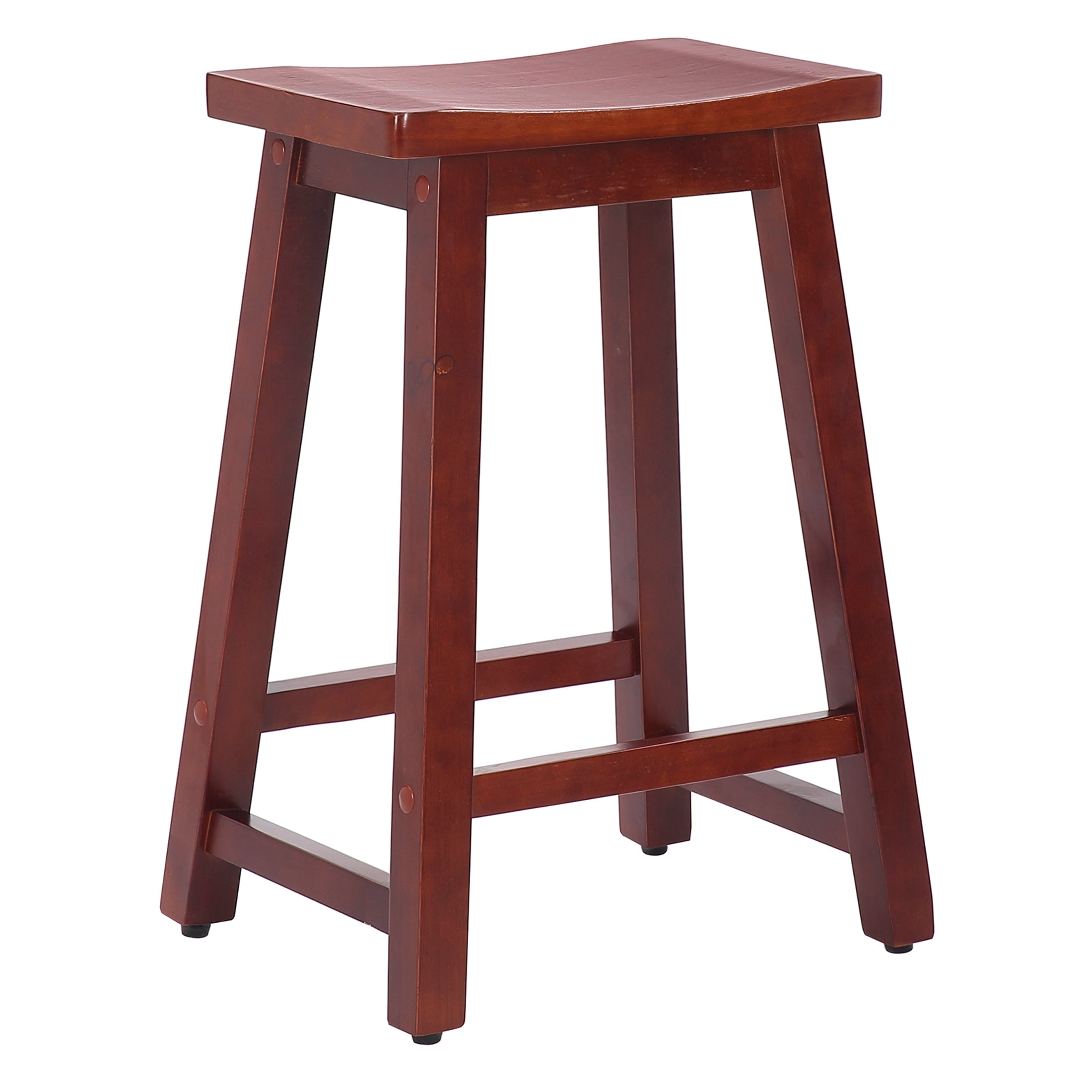 oak saddle bar stool