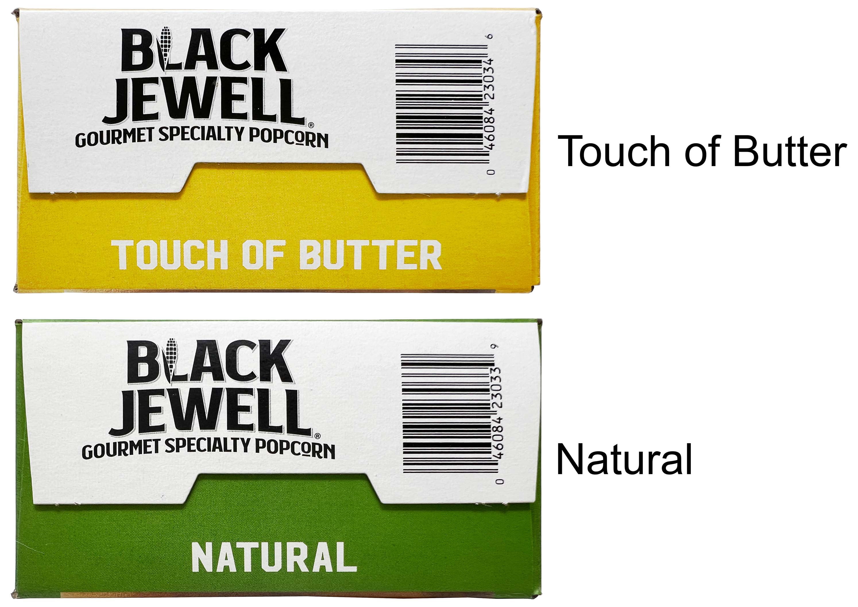 Black Jewell Microwave Popcorn Variety Pack – Natural & Touch of Butter – 2 Pack (10.5 oz Each) | Shawhan Farms Parmesan + MerlinsMart Zine