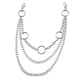 thumbnail image 1 of Circle Shaped Pant Chain Women Multi Layer Street Metal Trousers for Key Chain Punk Hip-hop Waist Chains Belt for Pant J, 1 of 4