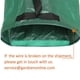 thumbnail image 5 of Gran bolsa de jardín tipo recogedor de jardín para recoger hojas - Bolsa reutilizable de residuos de hojas resistentes de 53 galones con aro, verde, 5 of 8