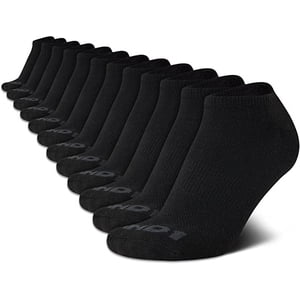AND1 Men's Cushion Low Cut Socks 12-Pack