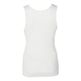 thumbnail image 3 of Ladies' Baby Rib Tank - WHITE - L, 3 of 5