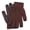 Coffee, variant on Gray Fingerless Knitted Gloves For Men And Women Color Blocked Design Outdoor Casual Thickened Wool Warm Acrylic Material Xl Size 9.06 Inches Length