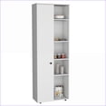 thumbnail image 5 of Kitchen Pantry Storage Cabinet | 67"H Modern White with 1 Door & 10 Shelves | Laminated Particle Board, 5 of 7