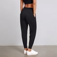 thumbnail image 5 of Leggings for Women Tummy Control High Waist Stretchy Running Jogger With Pockets Athletic Women's Yoga Pants,Black,M, 5 of 5