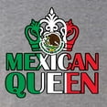 thumbnail image 5 of Wild Bobby Mexican Queen Latin Pride Men Premium Tri Blend Tee, Premium Heather, X-Large, 5 of 5