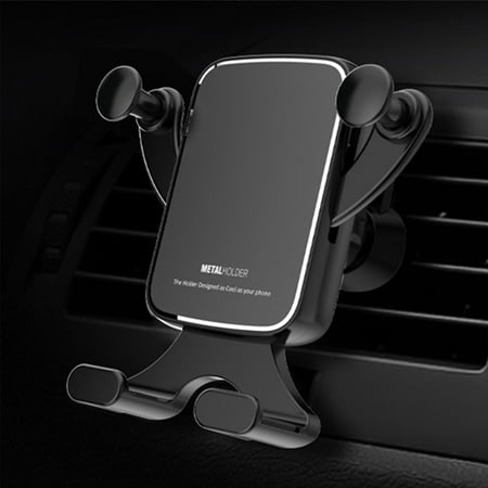 Universal Air Vent Car Phone Mount Holder, EEEKit 2019 Updated Version Car Vent Phone Holder Mount Cradle Fit for iPhone 11 Pro Max XR 8P Galaxy S10 S10E S9 S8 Note 10 9 8 GPS & Any (Best Gps For Iphone 2019)