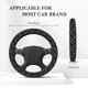 thumbnail image 3 of Balery Playing Music Skeletons Fundas elásticas antideslizantes para volante, funda protectora universal para hombre y mujer, 15 pulgadas, accesorios para coche., 3 of 6