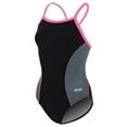 thumbnail image 4 of (Price/each)Dolfin 9672L - Women's Team Panel V-2 Back-Black/Red/White-26, 4 of 4