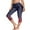 Navy Blue, variant on Charmo Women Swim Pants High Waisted Swim Capris Swimming Shorts Swimming Leggings