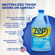 Zep Air and Fabric Odor Eliminator, Morning Dew Scent, 128 fl oz