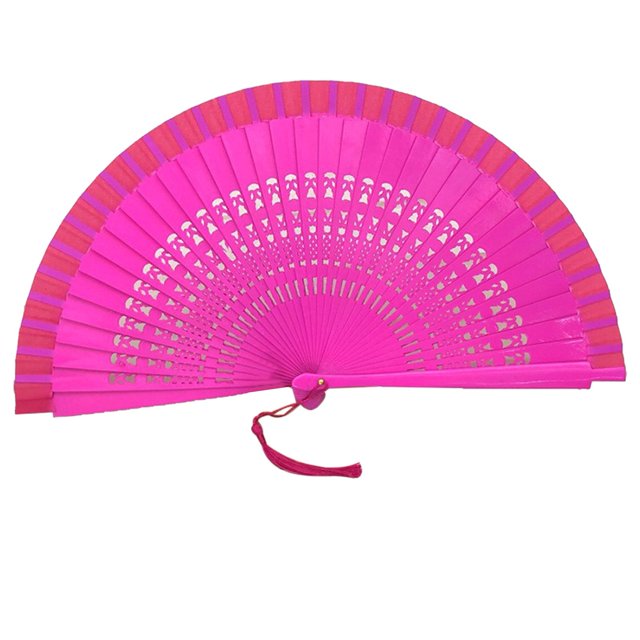 CSChome Handheld Fan Portable Folding Hand Chinese Style Decorative Dancing Wedding Party Accessories