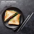 thumbnail image 3 of 1 par de palillos de cristal reutilizables, palillos para restaurantes, palillos para sushi, 3 of 7
