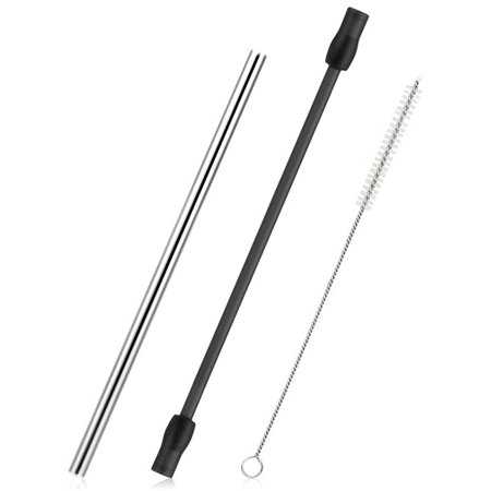 

Coffee Machine Stainless Steel Milk Pipe and Cleaning Brush Accessory Set Tube Cleaning Brushes