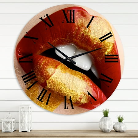 Designart 1 in Modern,Contemporary Wall Clock