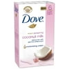 Dove Purely Pampering Beauty Bar, Coconut Milk with Jasmine Petals, 4oz bars, 6 ea (Pack of 4)