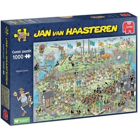 Jumbo Diset Jan van Haasteren Highland Games - 1000 Pieces - Puzzle for Adults