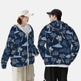 thumbnail image 5 of Haiem Hawaii Palms UPF 50+ Fishing Shirts for Men Long Sleeve UV Sun Protection Hoodie Non-Mask Outdoor Hiking Shirts, 5 of 8