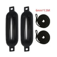 thumbnail image 3 of Youkk 2x Boat Fenders 6mm x 1.5M PVC Ropes Collision Anti for Docking Pontoon White G0 White Rope Black G0 Black Rope Rope 6x1.5m, 3 of 6