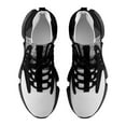 thumbnail image 5 of Silver Black Sequins Painting Walking Shoes for Men Woman Lightweight Tennis Fashion Elastic Sports Shoes Cushion Basketball Shoes, 5 of 7