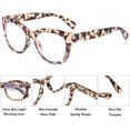 thumbnail image 4 of GFDYREE 2 Pairs Oversized Retro Reading Glasses for Women, Oprah Style Large Blue Light Blocking Readers, 4 of 7