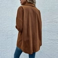 thumbnail image 5 of Futezty Womens Knit Long Shacket Jacket Oversized Casual Blouses Button Down Collared Dressy Shirts, 5 of 5